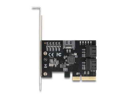 כרטיס PCIe x4 Low Profile מציה 5 יציאות SATA 6 Gb/s פנימיות
