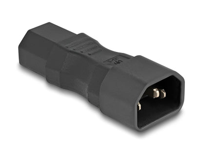 Delock Power Adapter IEC 60320 - C14 to C13, male / female, 10 A, straight - delock.israel