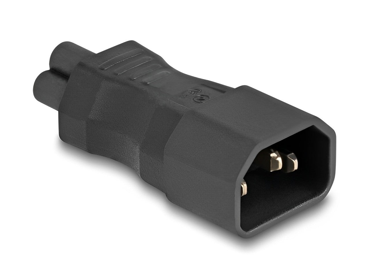 Delock Power Adapter IEC 60320 - C14 to C5, male / female, 2.5 A, straight - delock.israel