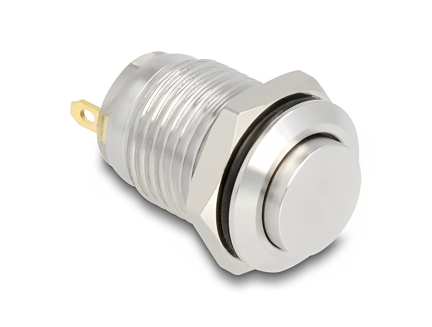 Delock Push Button for Installation 12 mm 2 x solder connection - delock.israel