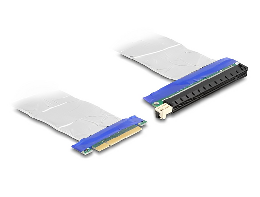 כרטיס הרחבה רייזר מסלוט PCIe x8 לסלוט PCIe x16 על כבל אורך 20 ס"מ - delock.israel