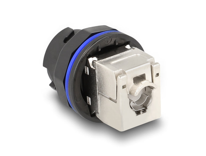 Delock RJ45 Cat.6A built-in connector with LSA connection black - delock.israel