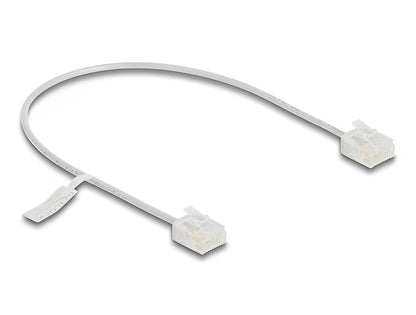 Delock RJ45 Network Cable Cat.6 UTP Ultra Slim 0.3 m grey with short plugs - delock.israel