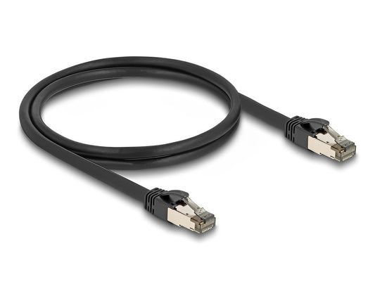 כבל רשת תעשייתי גמיש מאוד RJ45 Cat.6A U/FTP ז/ז עם ציפוי מתכת פנימי - delock.israel