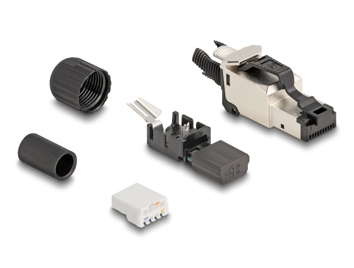Profinet Rj 45 Module 8 Channel תקע רשת מסוכך RJ45 Cat.5e PROFINET ללא כלי עבודה דגם D86017