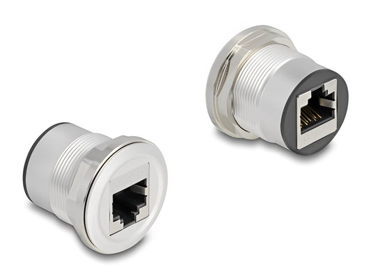 Delock RJ45 built-in jack coupler Cat.6 STP aluminium - delock.israel