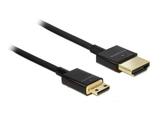 כבל HDMI 4K מבית DELOCK גרמניה מאפשר העברת אותות אודיו ווידאו באיכות גבוהה ותומך בטכנולוגיות מתקדמות כגון 4K Ultra HD ו-3D