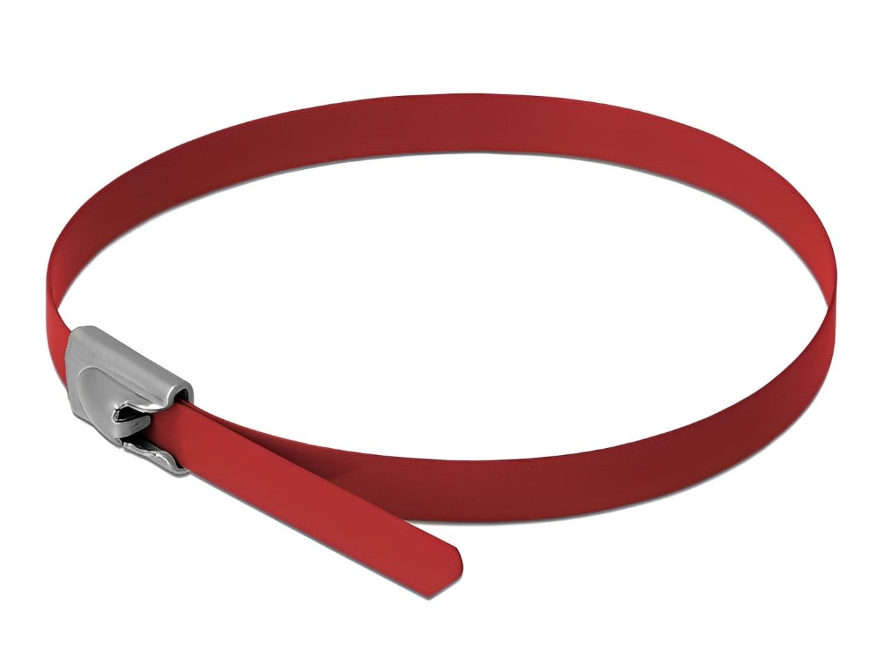 Delock Stainless Steel Cable Ties red - delock.israel