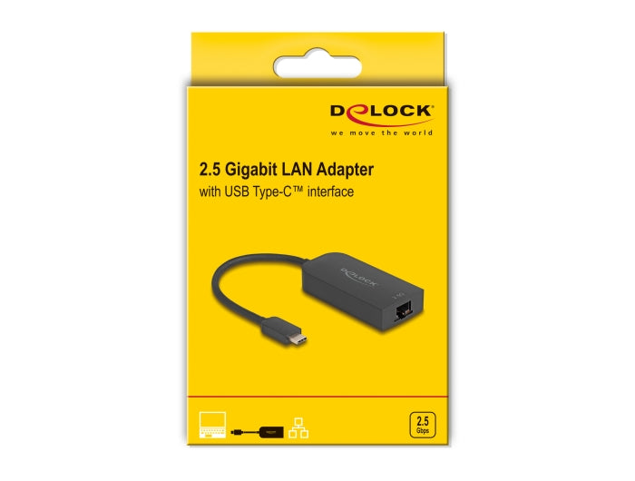 Delock USB Type-A Adapter to 2.5 Gigabit LAN - delock.israel