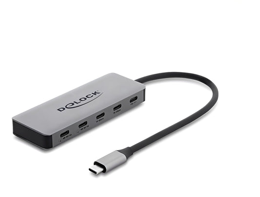 מפצל תצוגה ודאטה USB-C מבית Delock גרמניה