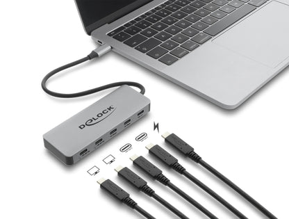 מפצל תצוגה ודאטה USB-C מבית Delock גרמניה