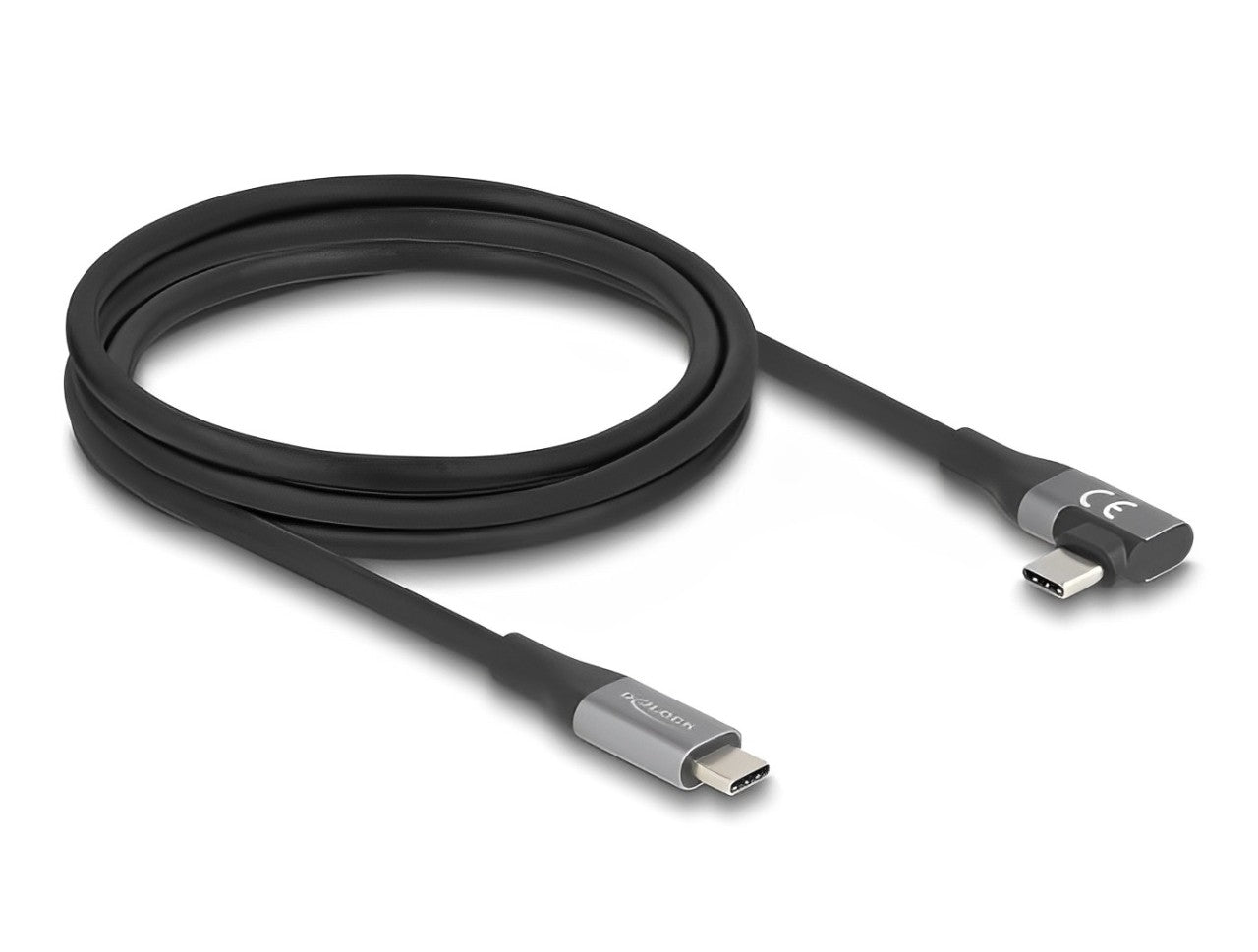 Delock USB 20 Gbps cable angled left / right USB PD 3.1 Extended Power Range 240 W 2 m - delock.israel