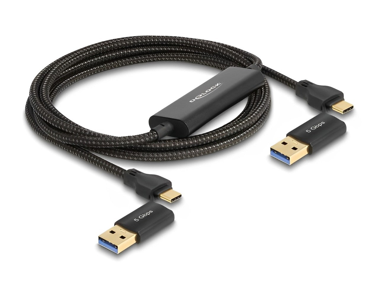 Delock USB Type-C™ 5 Gbps Data Link Cable + KM Switch 2 m - delock.israel