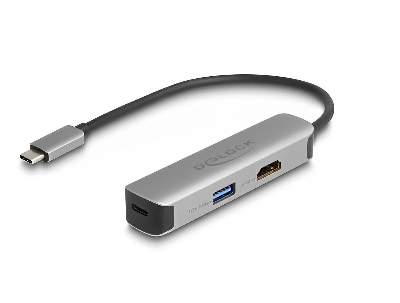 Delock 61060 USB-C Adapter mit HDMI USB-A und USB-C Power Delivery