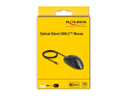 Delock Optical USB Type-C™ Desktop Mouse – Silent - delock.israel