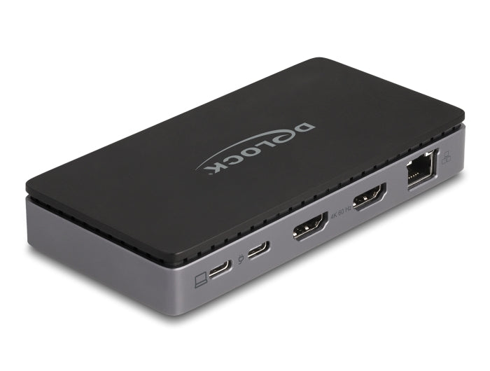 Delock USB Type-C™ Docking Station 4K - Dual HDMI MST / USB / Gibabit LAN / PD 3.0 85 W - delock.israel