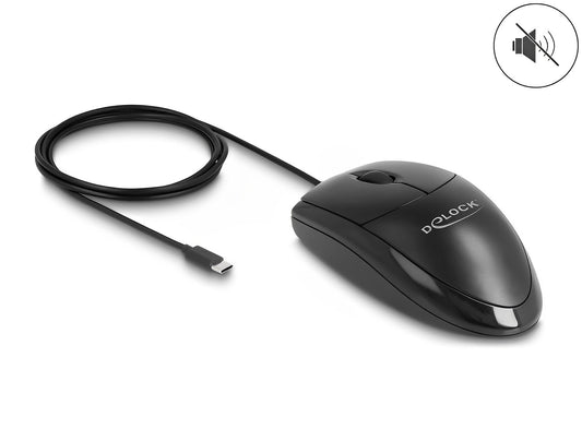 Delock Optical USB Type-C™ Desktop Mouse – Silent - delock.israel