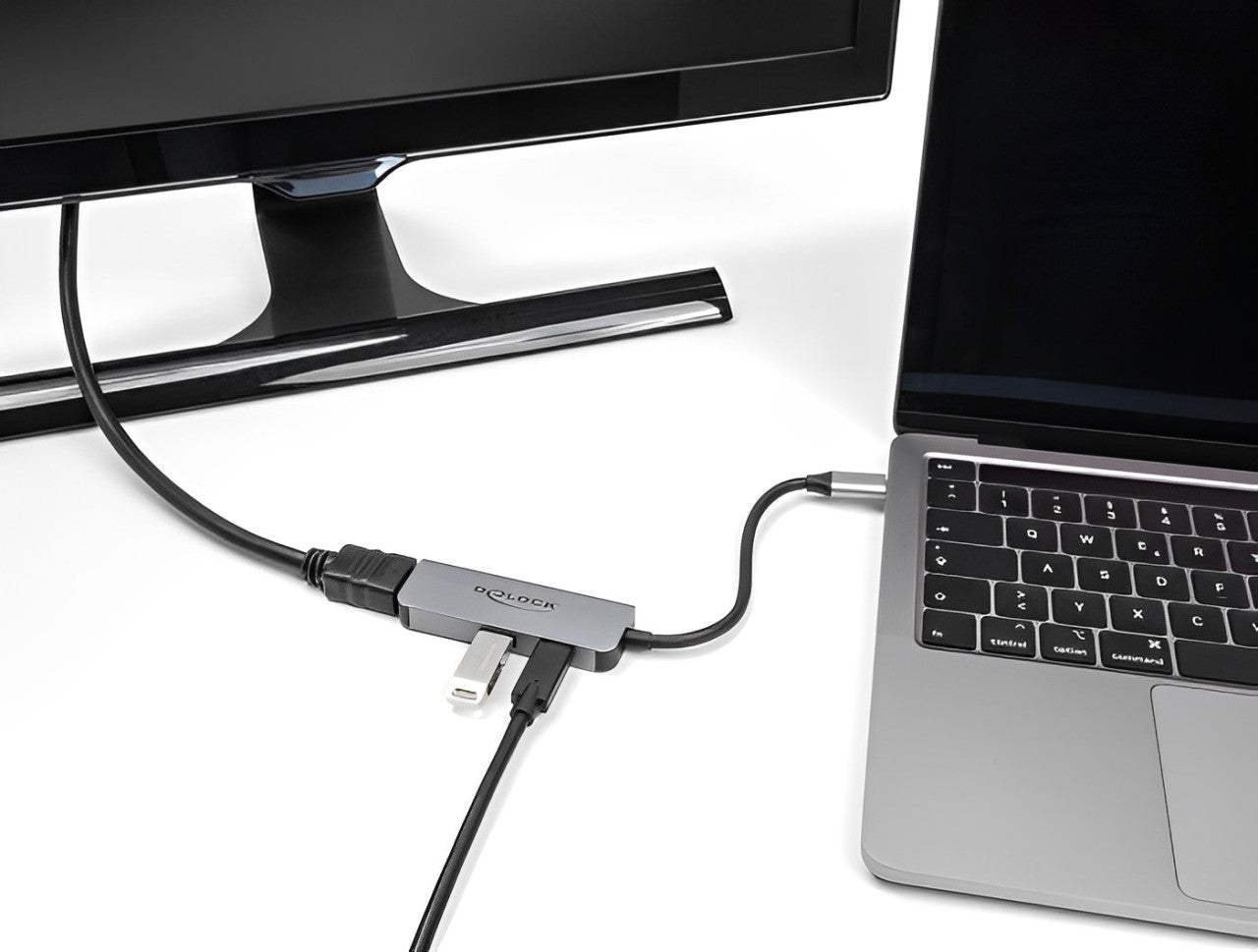 Delock USB Type-C™ Adapter to HDMI 4K 60 Hz with USB Type-A and USB Type-C™ PD 95 W - delock.israel