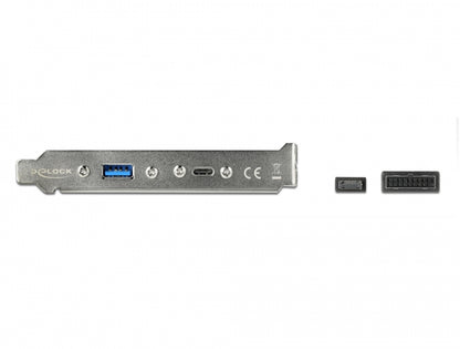 Delock USB 3.1 Slot Bracket with 1 x USB Type-C™ and 1 x USB Type-A Port-_delock.israel