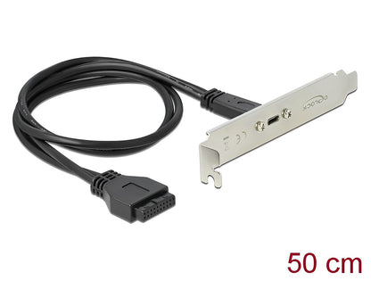 Delock USB 5Gbps Slot Bracket with 1 x USB Type-C™ Port-_delock.israel