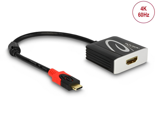 מתאם תצוגה USB-C לחיבור מסך HDMI 4K תומך 60 הרץ - delock.israel