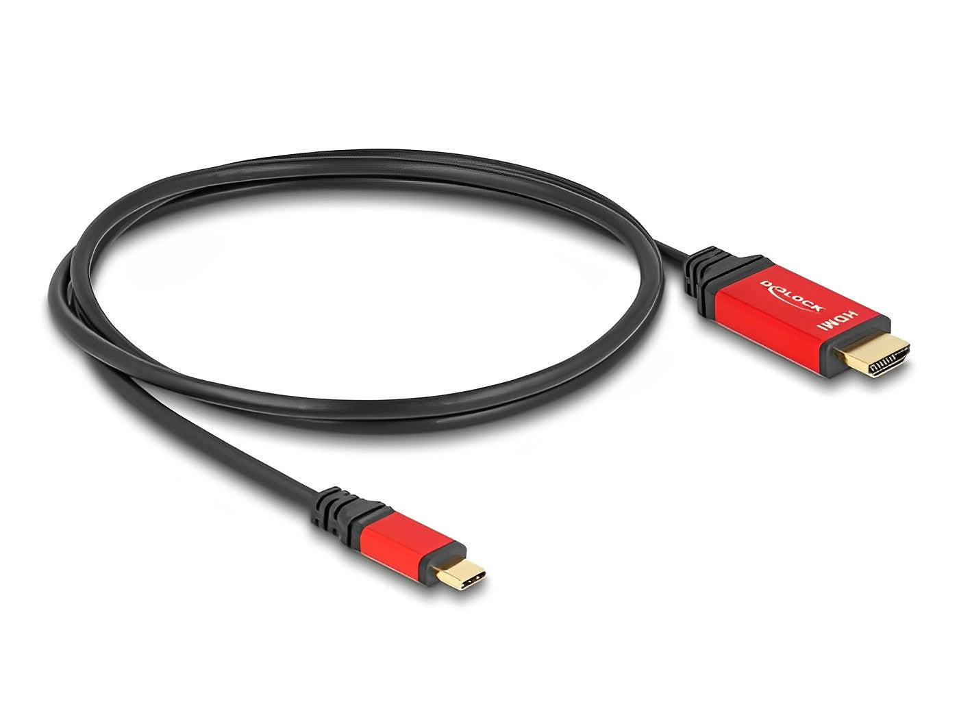 כבל תצוגה USB-C לחיבור מסך HDMI 8K ז/ז תומך 60 הרץ - delock.israel