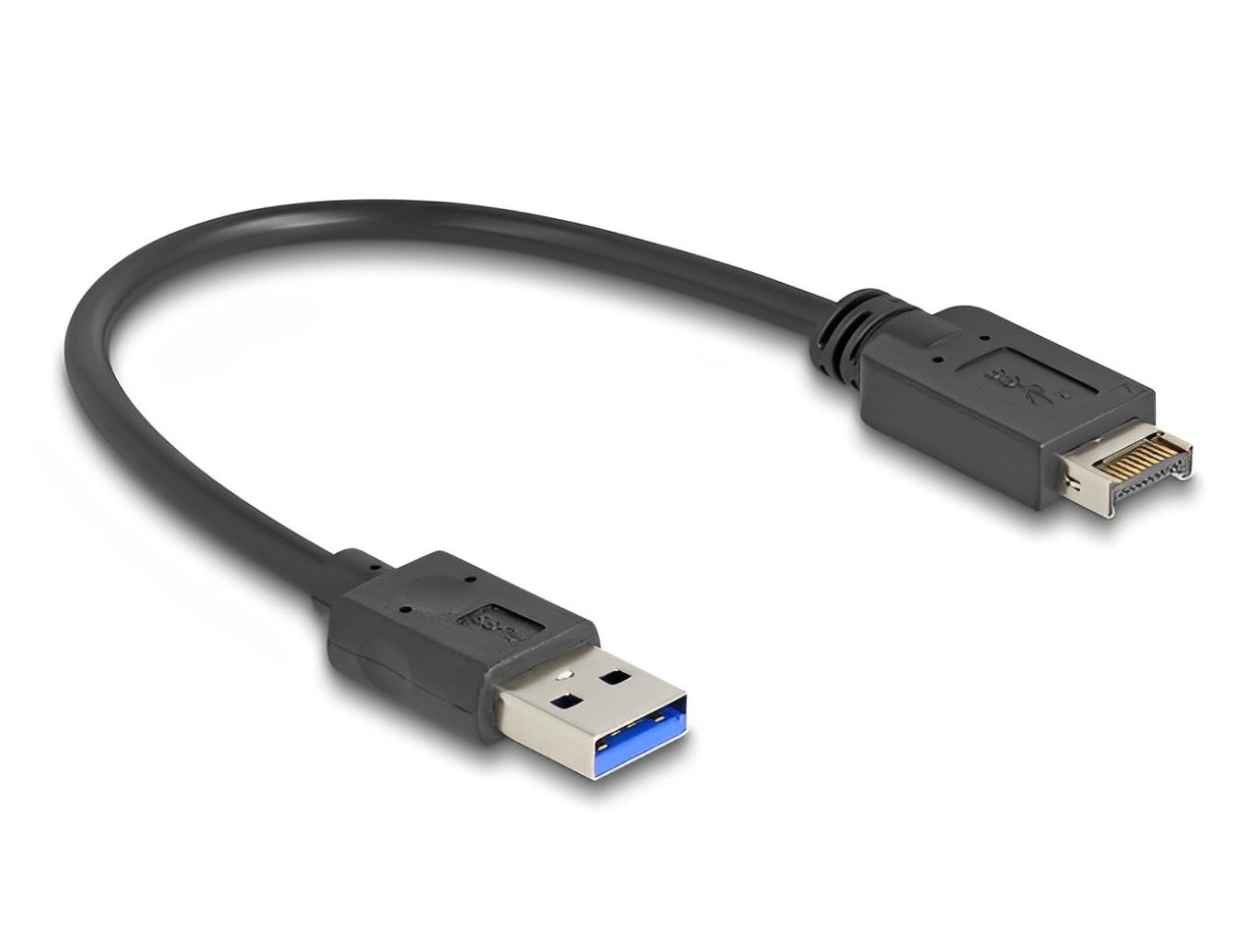 Delock USB 10 Gbps Cable USB Type-E Key A 20 pin male to USB Type-A male 30 cm - delock.israel