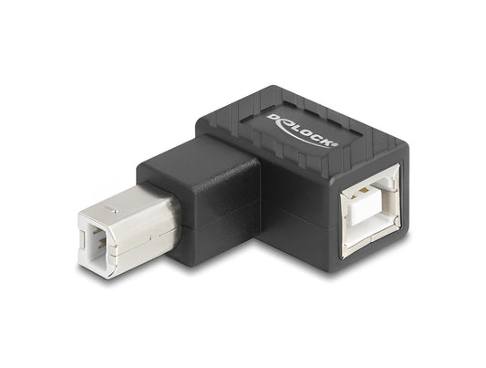 Delock USB 2.0 Adapter USB Type-B male to USB Type-B female 90° angled upwards - delock.israel