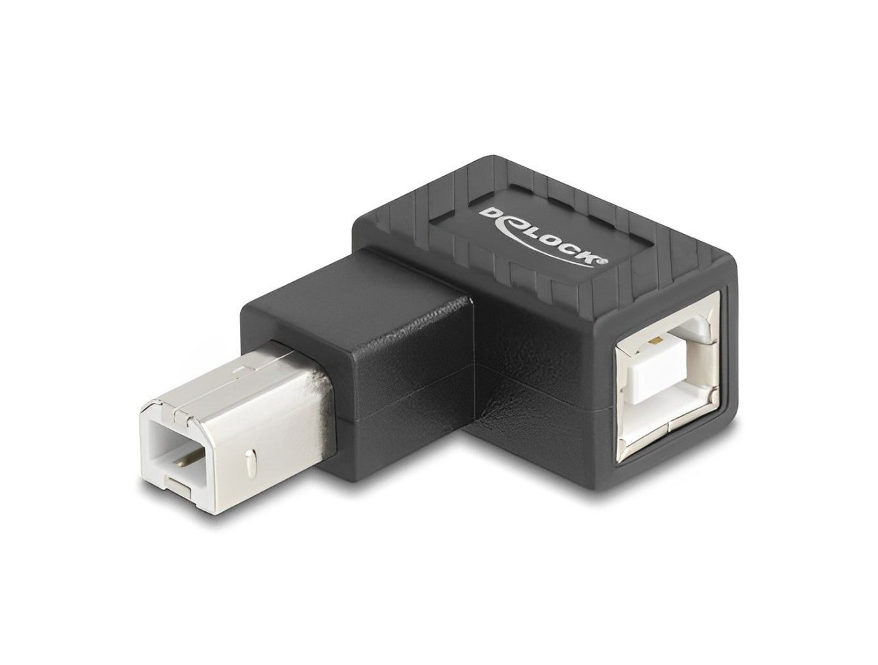 Delock USB 2.0 Adapter USB Type-B male to USB Type-B female 90° left angled - delock.israel