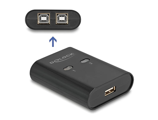 Delock USB 2.0 Switch 2 PC to 1 device - delock.israel