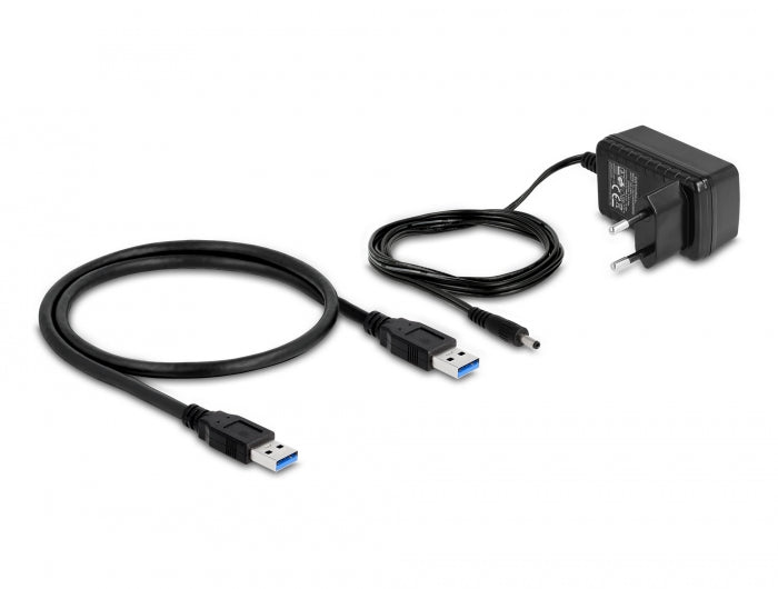 מפצל USB 3.2 Gen 2 10Gbps עם 4 יציאות USB-A + שקע טעינה USB 5 V / 2.4 A - delock.israel