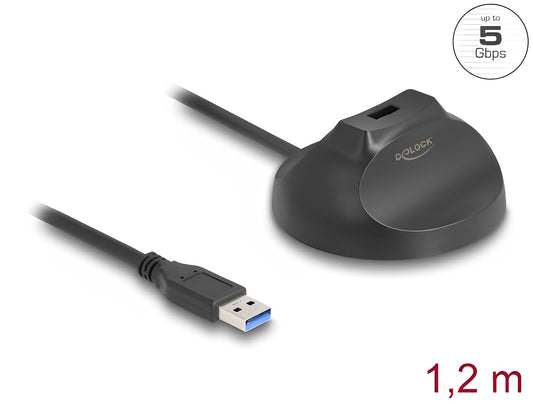 Delock Magnetic base USB Type-A 5 Gbps Docking Cable 1.2 m - delock.israel