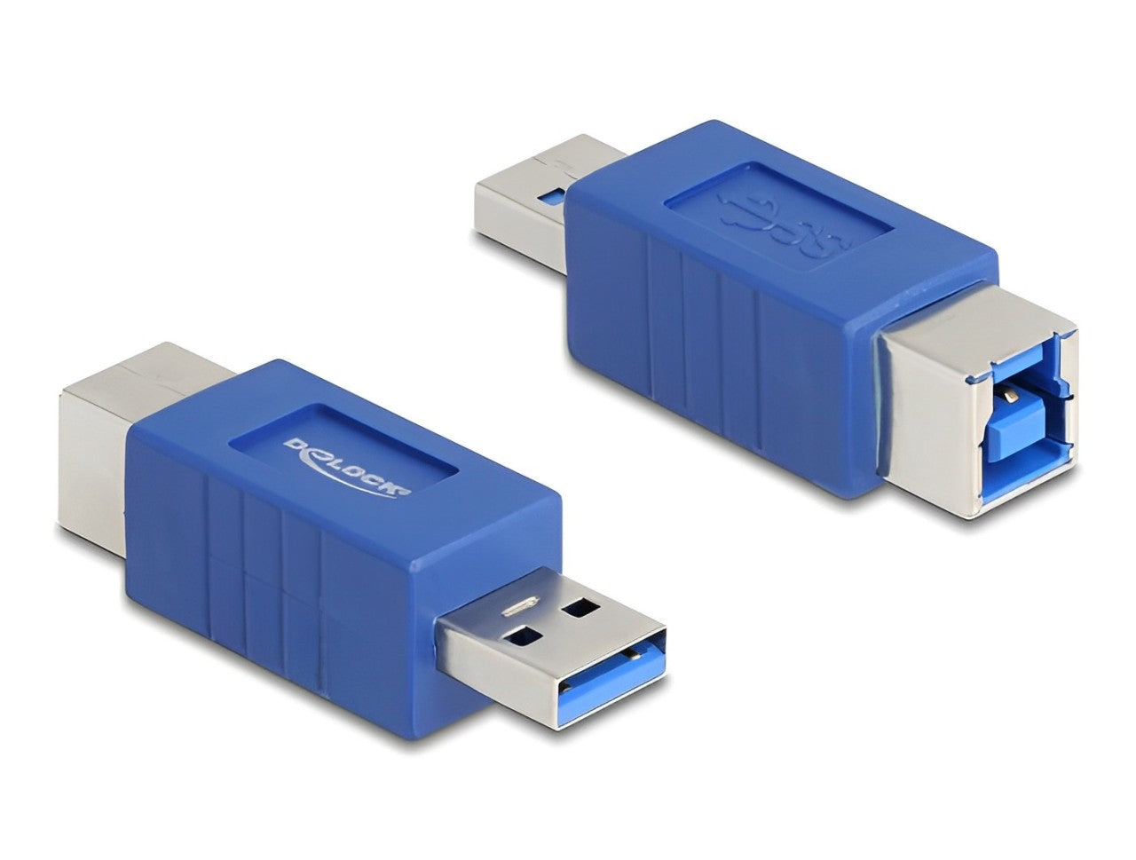 Delock USB 5 Gbps Adapter USB Type-A male to USB Type-B female (crossed) - delock.israel