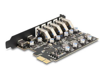 Delock USB 5 Gbps PCI Express x1 Card to 5 x external Type-A + 2 x external USB Type-C™ female - delock.israel