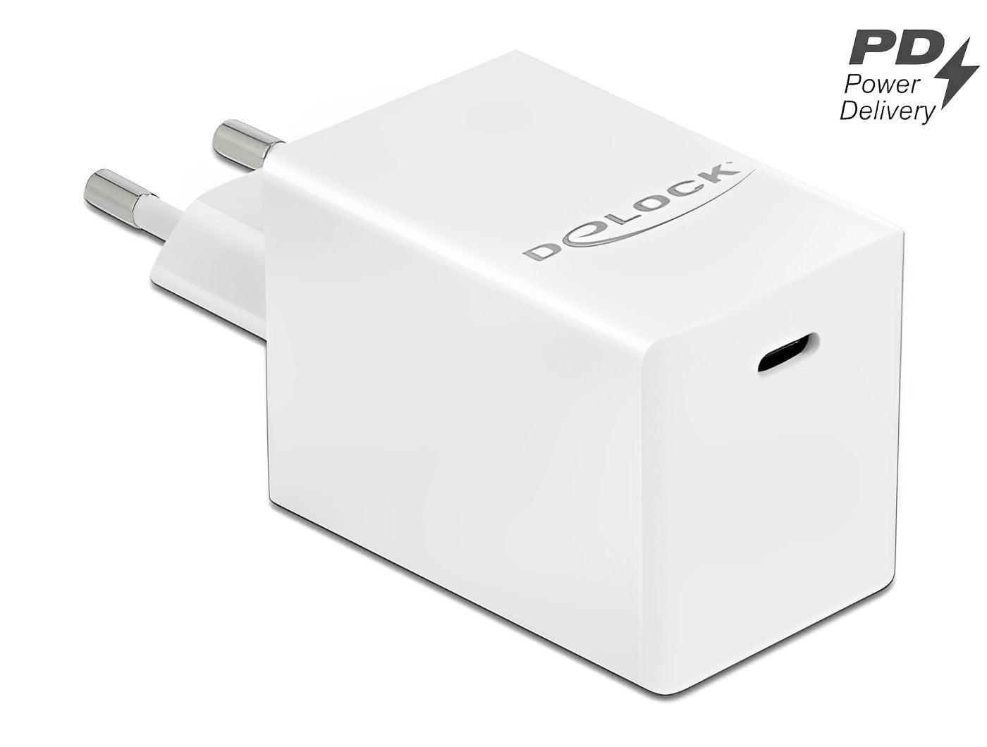 מטען קיר מהיר USB-C PD 3.0 60W - delock.israel