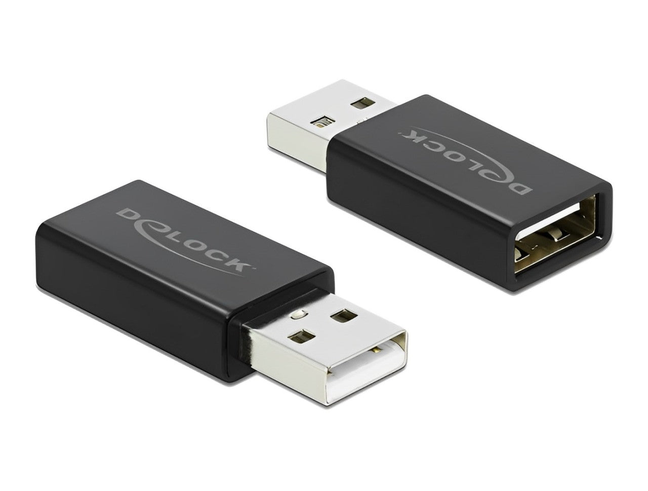 Delock USB 2.0 Adapter Type-A male to Type-A female Data Blocker-delock.israel