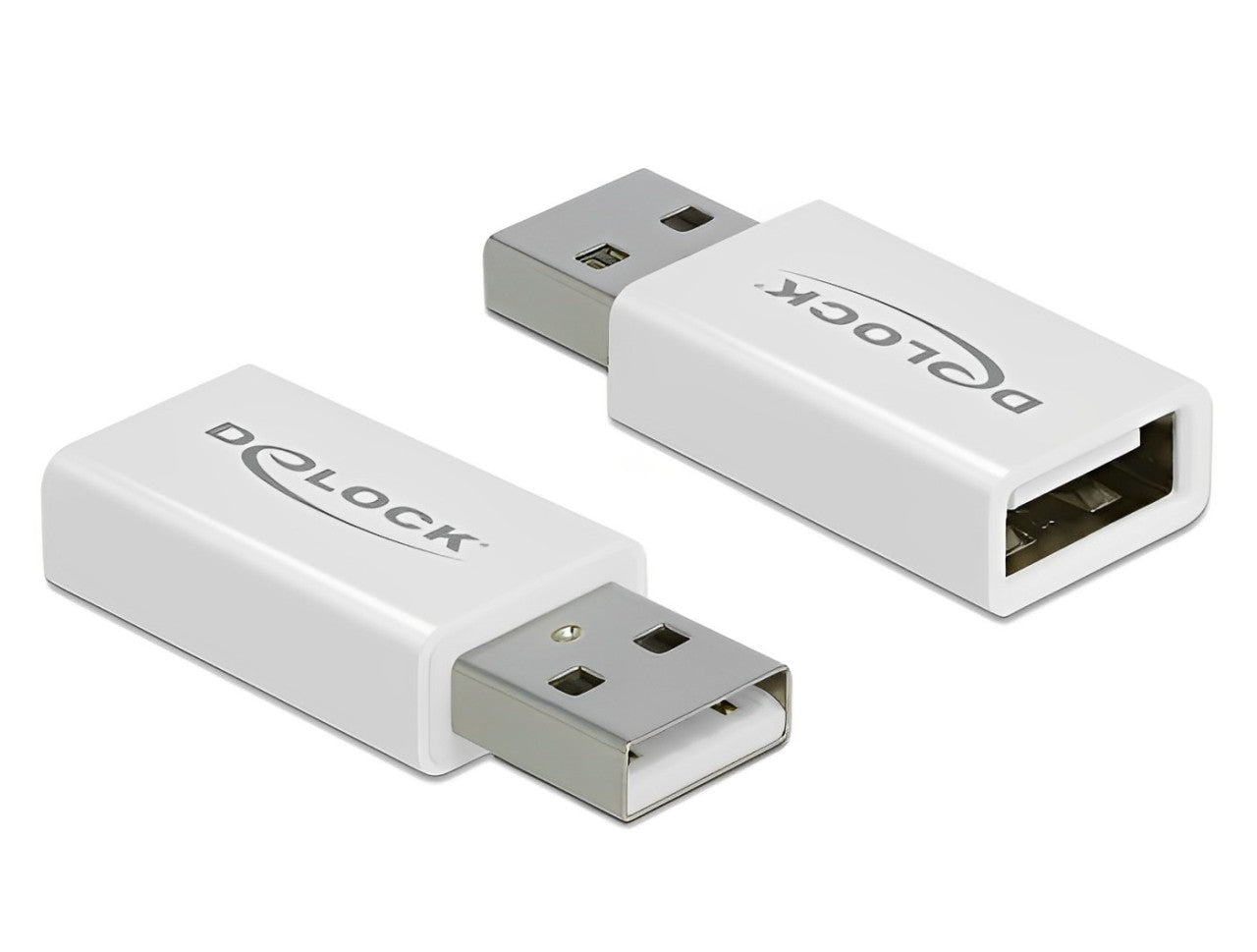 Delock USB 2.0 Adapter Type-A male to Type-A female Data Blocker-delock.israel