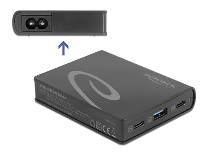 מטען קיר מהיר למחשב נייד USB-C PD 3.0 65W - delock.israel