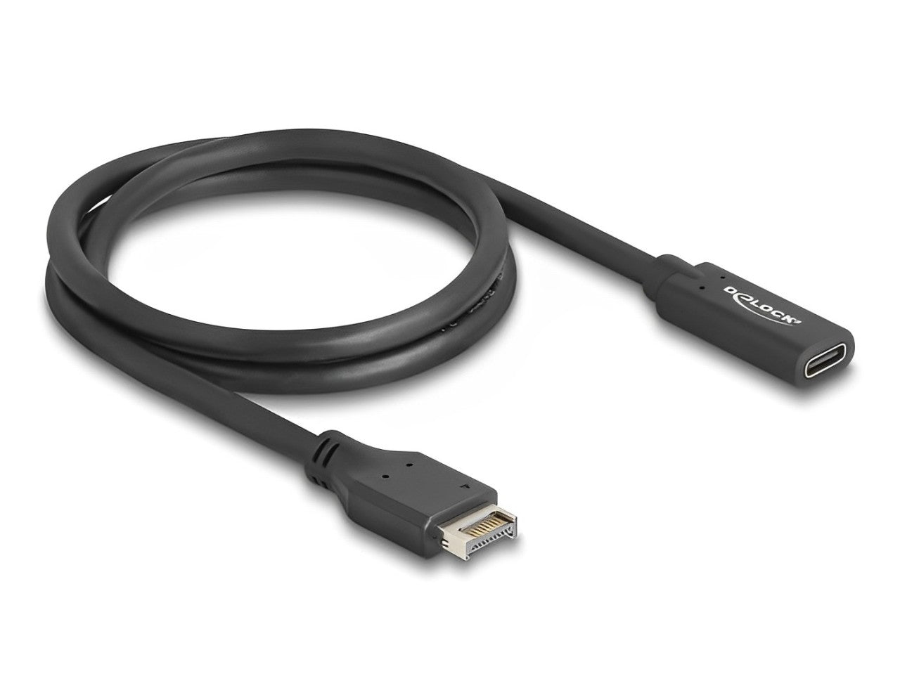 Delock USB 10 Gbps Cable Type-E Key A 20 pin male to USB Type-C™ female 70 cm - delock.israel