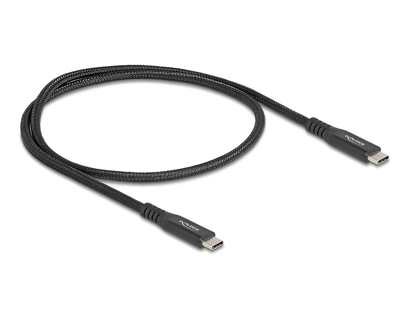 כבל USB4™ Type-C 20Gbps 4K HDR Black metal ז/ז תומך PD 3.0 100W צ'יפ E-Marker - delock.israel