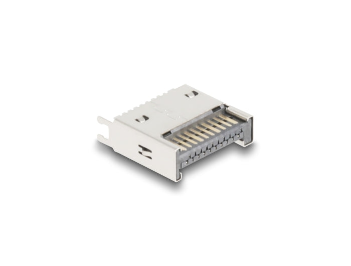 Delock USB 10 Gbps Type-E Key A 20 pin male straight for SMT solder mounting - delock.israel