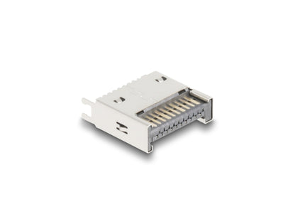 Delock USB 10 Gbps Type-E Key A 20 pin male straight for SMT solder mounting - delock.israel