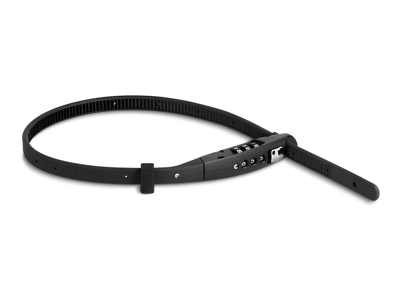 Navilock Universal Security Cable Tie with Combination Lock - L 410 x W 10 mm black - delock.israel