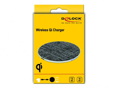 מטען שולחני אלחוטי Wireless Qi Fast Charger 7.5 W + 10 W - delock.israel