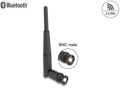 אנטנה איכותית WiFi 2.4 GHz מבית Delock גרמניה מאפשרת שימוש פנימי בתדרי WLAN שונים בתוך מבנים
