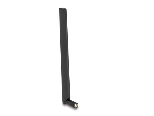 אנטנה איכותית בתקן WiFi 6 מבית Delock גרמניה מיועדת לחיבור למכשיר WLAN עם ממשק RP-SMA לצורך שידור וקליטת אותות אלחוטיים