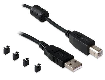 ממיר USB 2.0 עם 2 יציאות DB9 Serial RS-422/485 צ'יפ FTDI - delock.israel