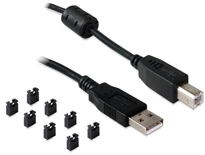 ממיר USB 2.0 עם 4 יציאות DB9 Serial RS-422/485 זכר צ'יפ FTDI - delock.israel