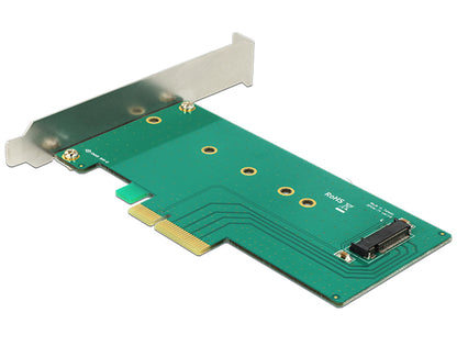 כרטיס PCI-E x4 Low Profile עבור כונן M.2 NVMe Key M 110mm - delock.israel
