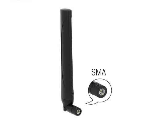 אנטנה כלל כיוונית 5G LTE -0.5 - 2.3 dBi פנימית מחבר SMA plug - delock.israel